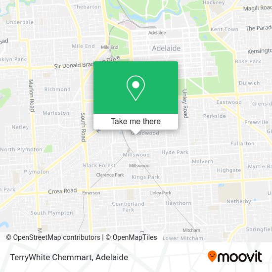 TerryWhite Chemmart map