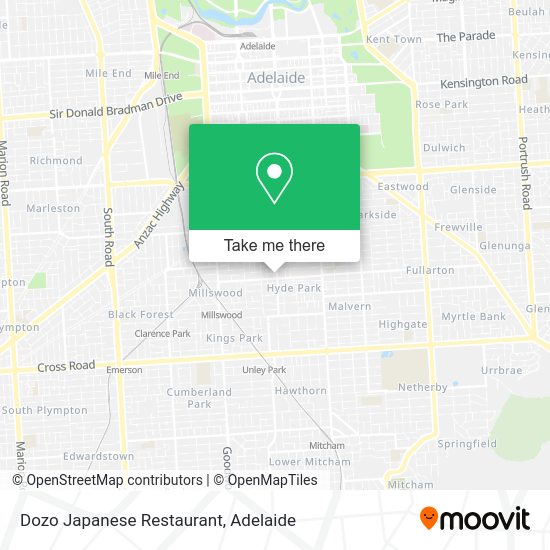Dozo Japanese Restaurant map