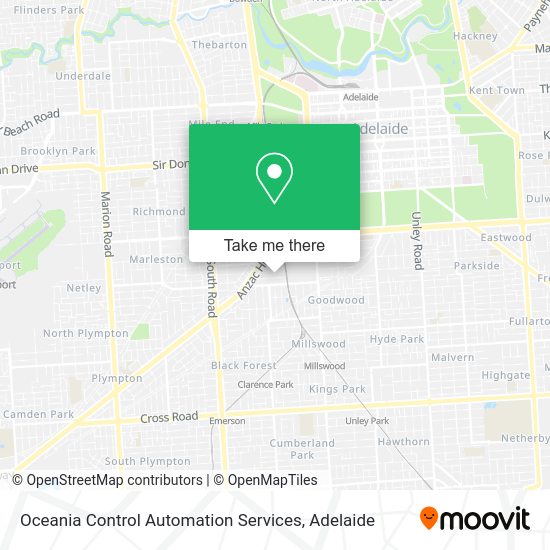Oceania Control Automation Services map