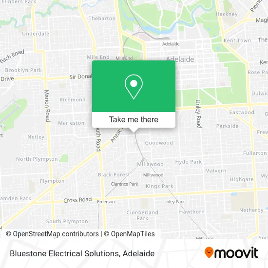 Mapa Bluestone Electrical Solutions