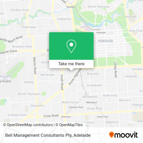 Bell Management Consultants Pty map