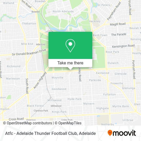 Atfc - Adelaide Thunder Football Club map