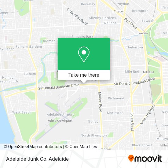 Adelaide Junk Co map