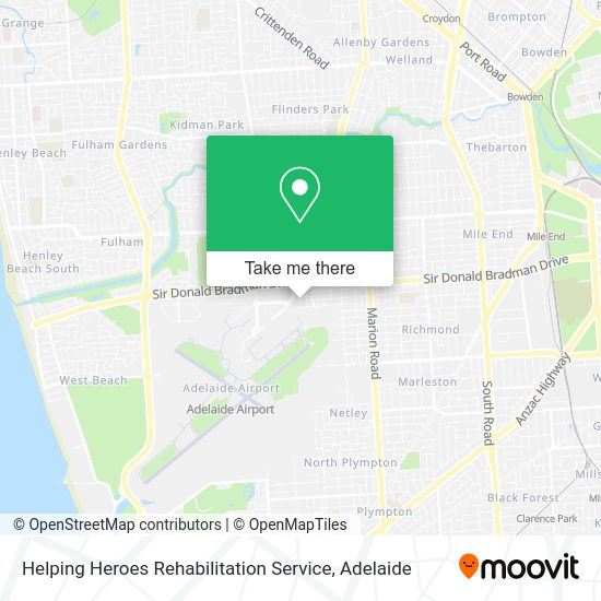 Helping Heroes Rehabilitation Service map