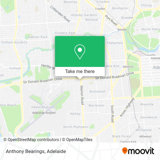 Anthony Bearings map