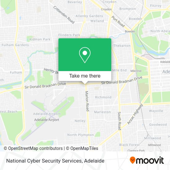 National Cyber Security Services map