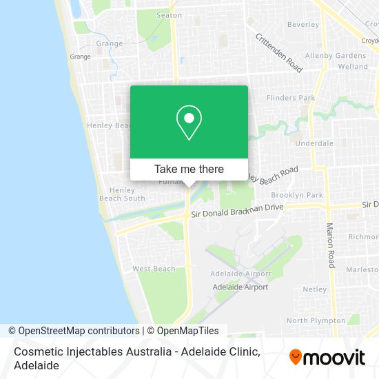 Cosmetic Injectables Australia - Adelaide Clinic map