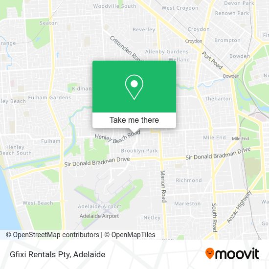 Gfixi Rentals Pty map