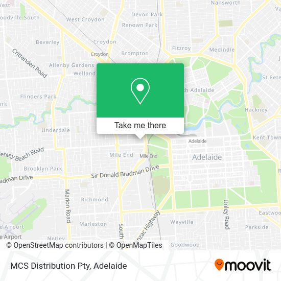 MCS Distribution Pty map