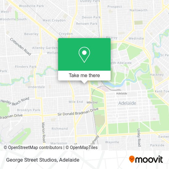 George Street Studios map