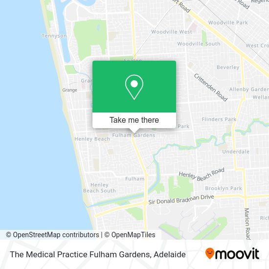 The Medical Practice Fulham Gardens map