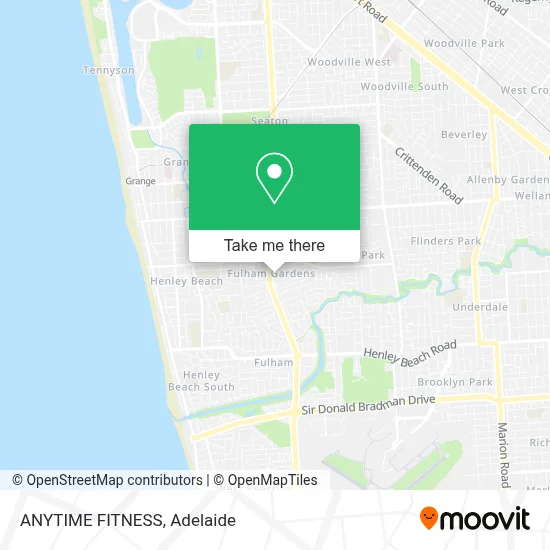 Mapa ANYTIME FITNESS