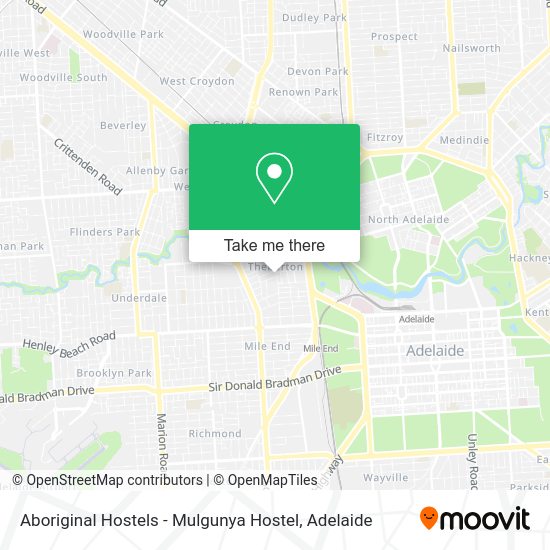Aboriginal Hostels - Mulgunya Hostel map