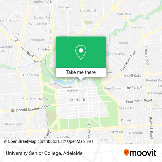 University Senior College map
