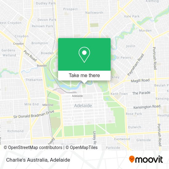 Charlie's Australia map