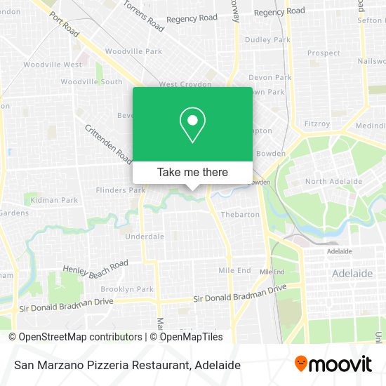 San Marzano Pizzeria Restaurant map
