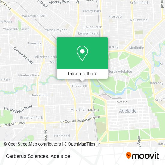 Cerberus Sciences map