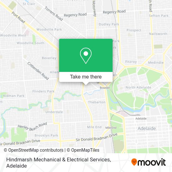 Hindmarsh Mechanical & Electrical Services map