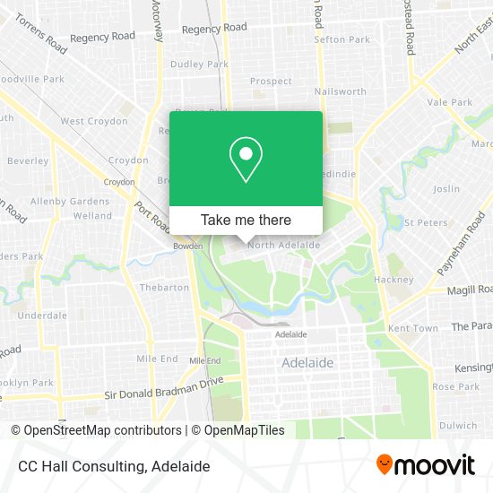 CC Hall Consulting map