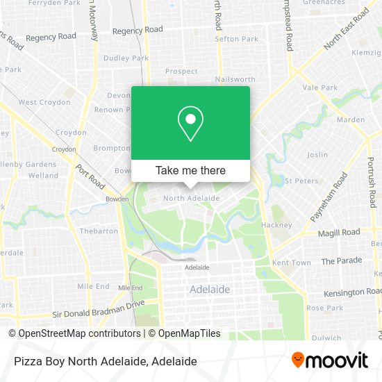 Pizza Boy North Adelaide map