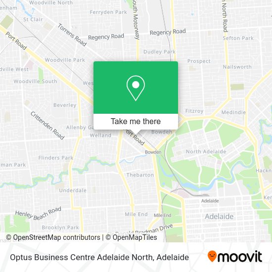 Optus Business Centre Adelaide North map