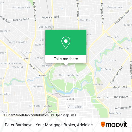 Peter Bardadyn - Your Mortgage Broker map