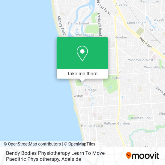 Bendy Bodies Physiotherapy Learn To Move- Paeditric Physiotherapy map