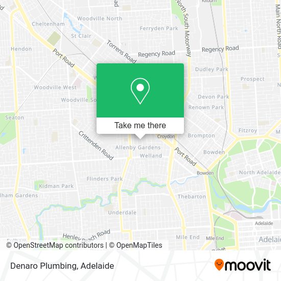 Denaro Plumbing map