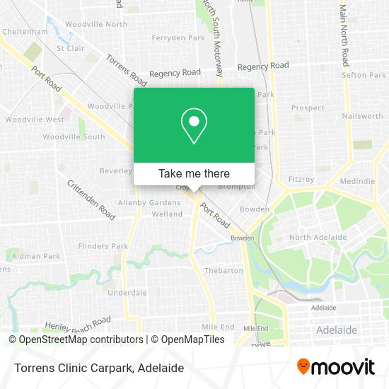 Torrens Clinic Carpark map
