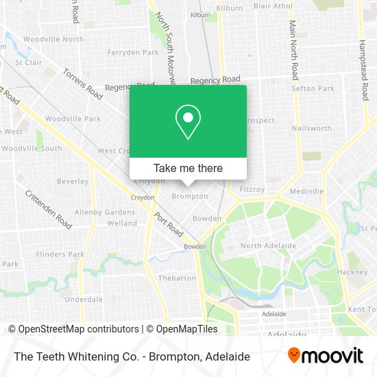 The Teeth Whitening Co. - Brompton map