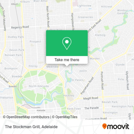 The Stockman Grill map