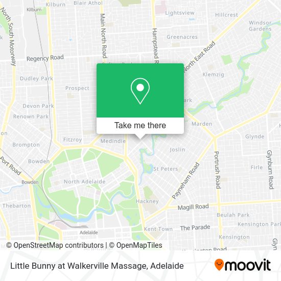 Little Bunny at Walkerville Massage map