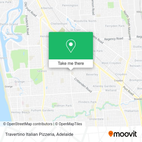 Travertino Italian Pizzeria map