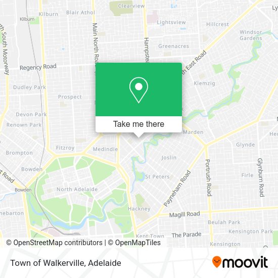 Town of Walkerville map