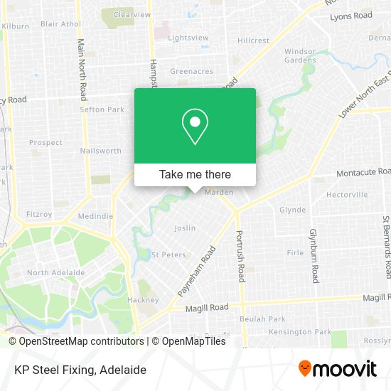 KP Steel Fixing map