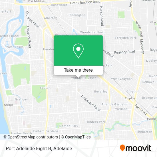 Port Adelaide Eight B map
