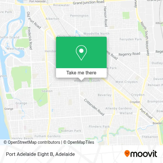 Mapa Port Adelaide Eight B