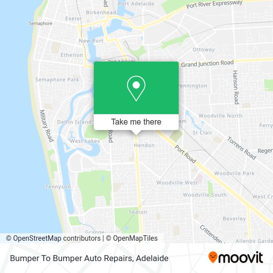 Bumper To Bumper Auto Repairs map