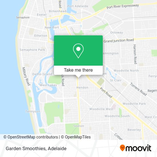 Garden Smoothies map