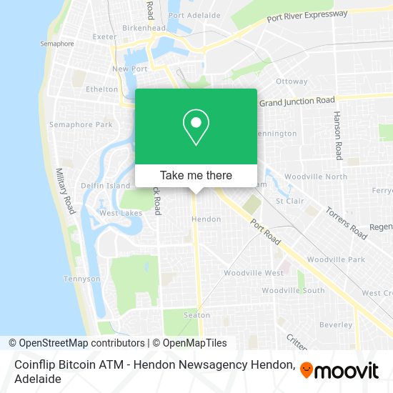 Coinflip Bitcoin ATM - Hendon Newsagency Hendon map
