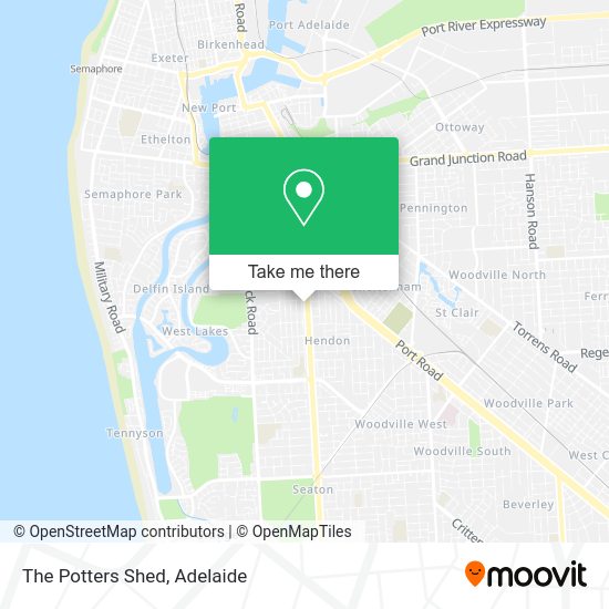 The Potters Shed map