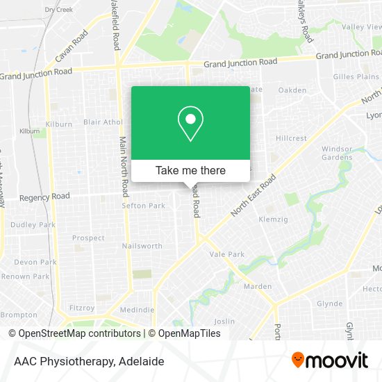 AAC Physiotherapy map