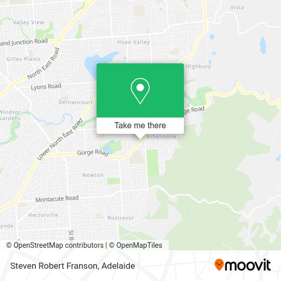 Steven Robert Franson map