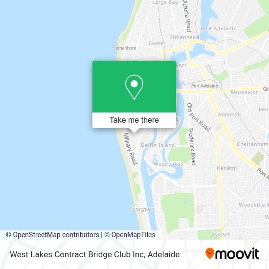 West Lakes Contract Bridge Club Inc map