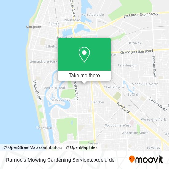 Ramod's Mowing Gardening Services map