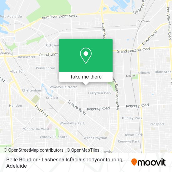 Belle Boudior - Lashesnailsfacialsbodycontouring map