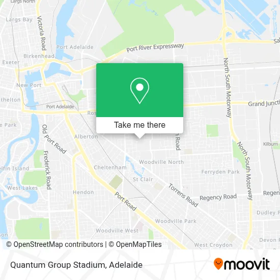 Mapa Quantum Group Stadium