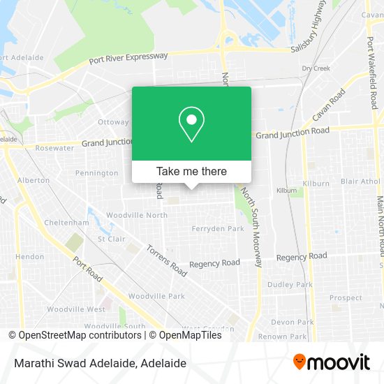Marathi Swad Adelaide map