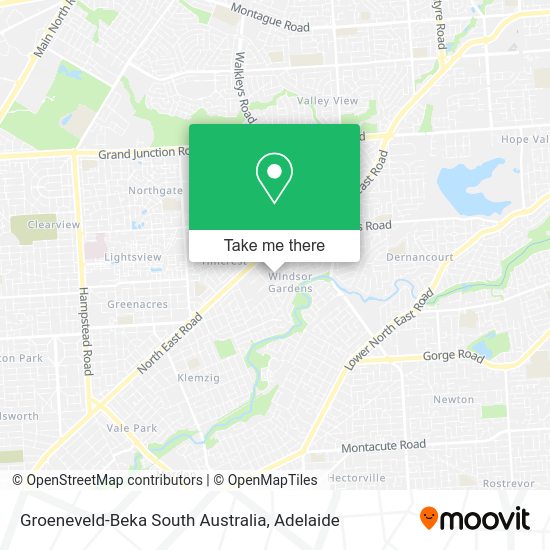 Groeneveld-Beka South Australia map