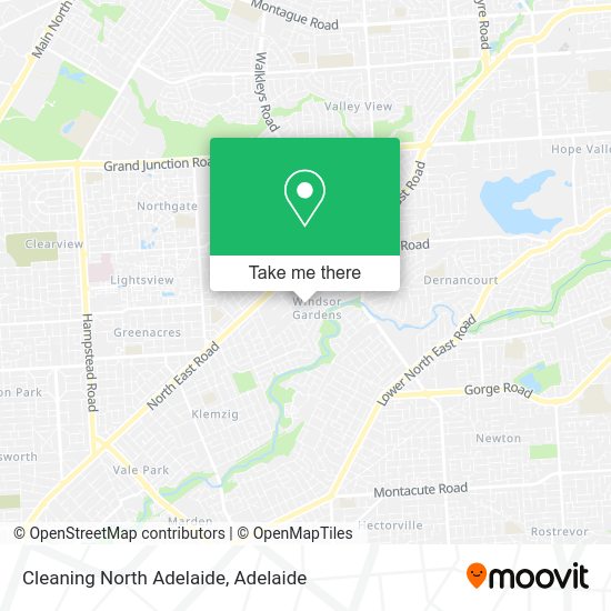 Cleaning North Adelaide map